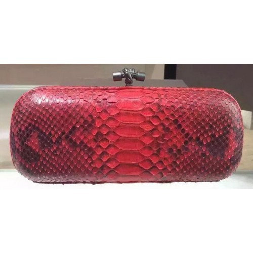 Pochette con nodo in pelle di serpente Bottega Veneta 8651G