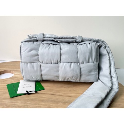 Bottega Veneta nylon 591977 grigio chiaro