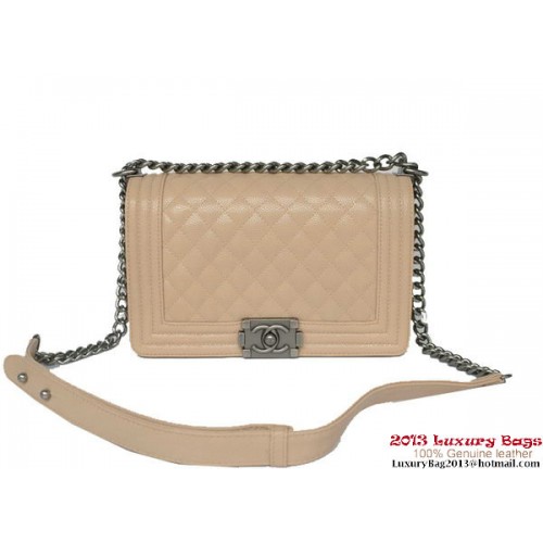 Boy Chanel Flap Shoulder Bag Classic Cannage Patterns A67086 Albicocca