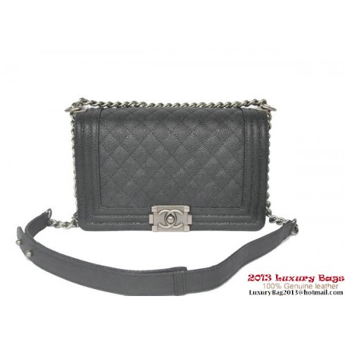 Boy Chanel Flap Shoulder Bag Classic Cannage Patterns A67086 Nero