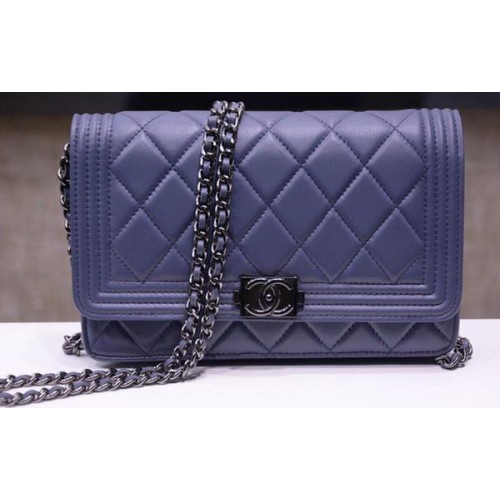 Boy Chanel mini Flap Borse in pelle di montone A33815 Lavanda