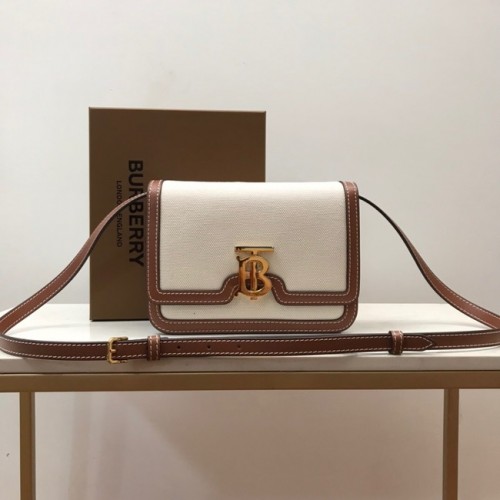 BurBerry Borsa a tracolla in pelle 80146 marrone