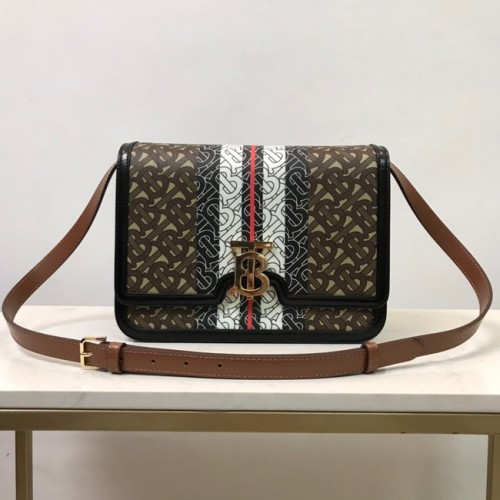 BurBerry Borsa a tracolla in pelle 80194 nera