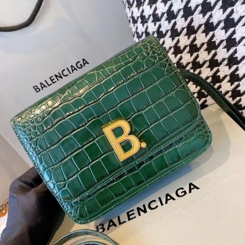 BurBerry Borsa a tracolla in pelle 80195 verde