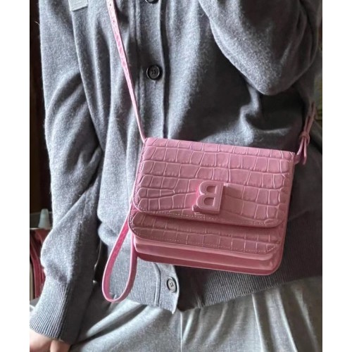BurBerry Borsa a tracolla in pelle 80195 rosa