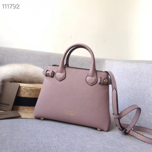 Borsa tote in pelle BurBerry 7461 rosa