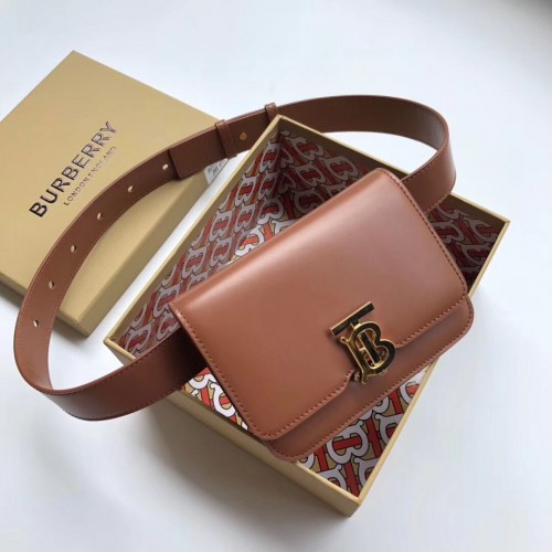 BurBerry Marsupio Thomas originale in pelle BU55699 Marrone