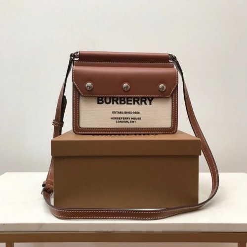 Borsa a tracolla BurBerry 80146 marrone
