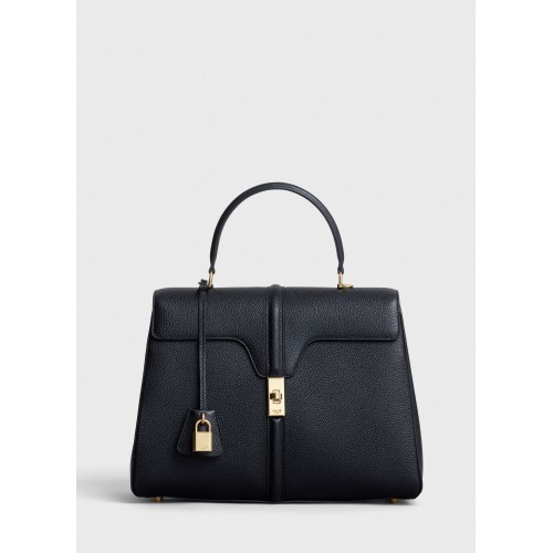 BORSA CELINE MEDIUM 16 IN VITELLO SATINATO 187373 NERO