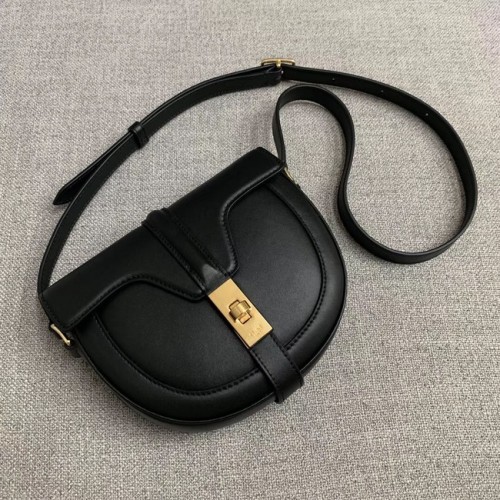 CELINE BORSA PICCOLA BESACE 16 IN VITELLO SATINATO CROSS BODY 188013 NERO