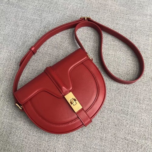 CELINE BORSA PICCOLA BESACE 16 IN VITELLO SATINATO CROSS BODY 188013 ROSSO