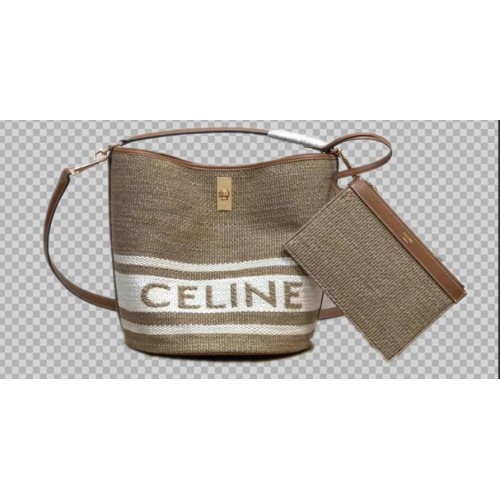 Borsa shopping CELINE C20365 Kaki