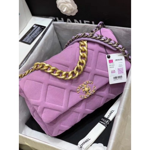 CHANEL 19 Flap Bag AS1161 Lavanda