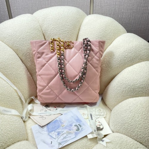 BORSA SHOPPING CHANEL 19 AS3519 rosa
