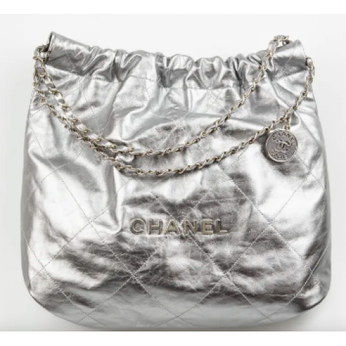 BORSA A MANO CHANEL 22 AS3260 Argento