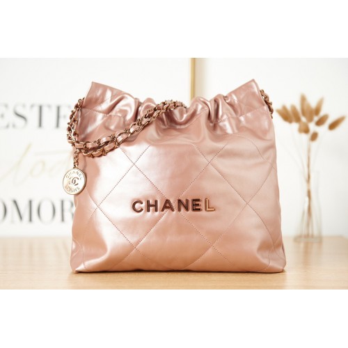 BORSA A MANO CHANEL 22 AS3260 rosa scuro