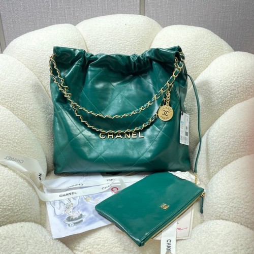 BORSA A MANO CHANEL 22 AS3260 verde