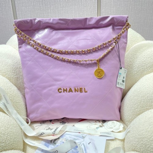 BORSA A MANO CHANEL 22 AS3262 Viola