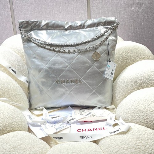 BORSA A MANO CHANEL 22 AS3262 argento