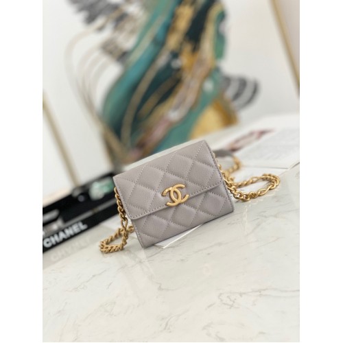 POCHETTE CHANEL CON CATENA 81156 GRIGIO