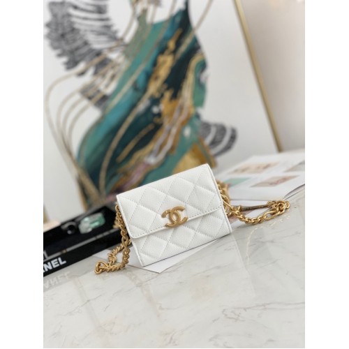 POCHETTE CHANEL CON CATENA 81156 BIANCO