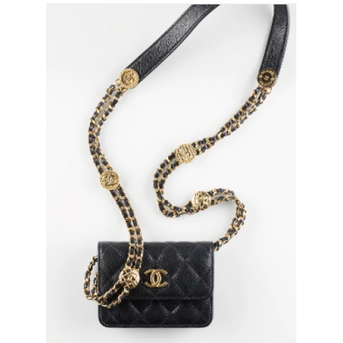 POCHETTE CHANEL CON CATENA AP2857 nera