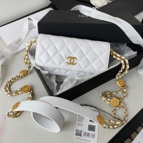 POCHETTE CHANEL CON CATENA AP2860 bianca