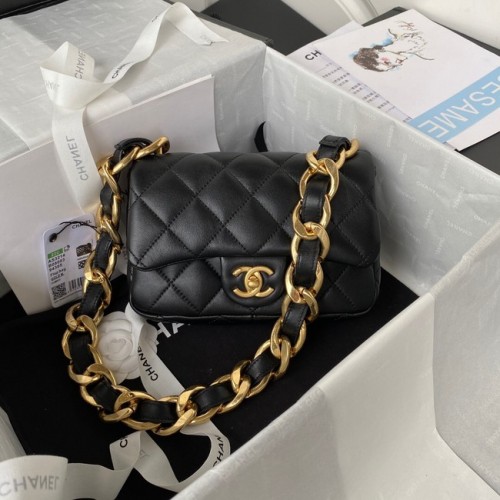 BORSA PATTA CHANEL AS3214 nera