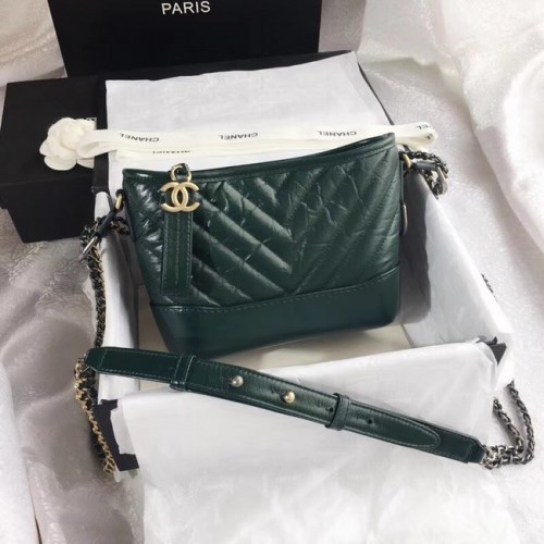 CHANEL GABRIELLE Borsa hobo piccola originale A91810 verde