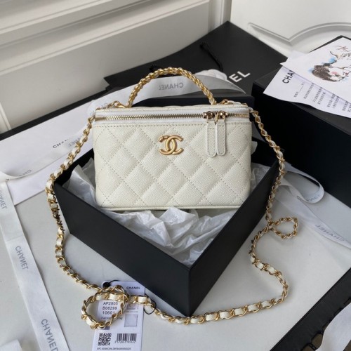 BORSA A MANO CHANEL Metallo tonalità oro AP2805 BIANCO