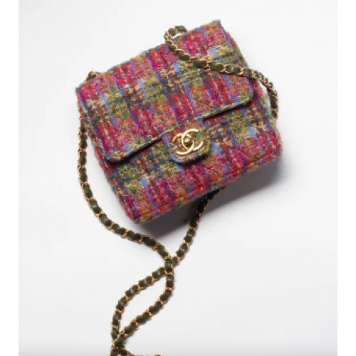 BORSA CHANEL MINI CON PATTA AS3648 Multicolore