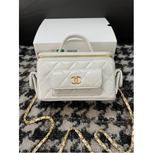 MOBILE CHANEL CON CATENA 68112 bianco