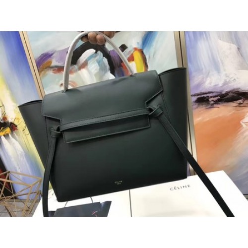 Marsupio Celine Original Pelle Liscia C3349 Verde