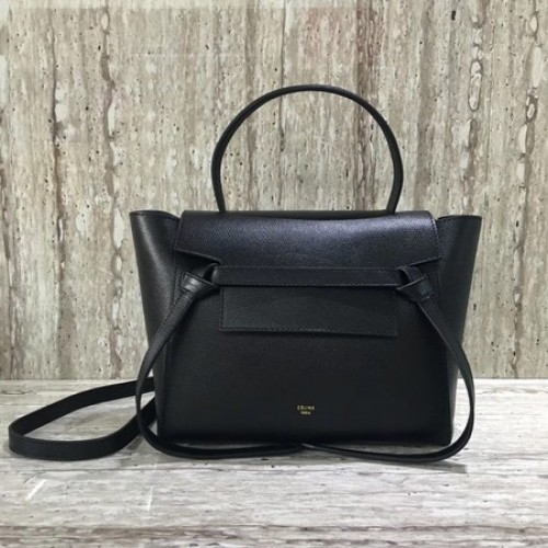 Celine Cintura Mini Borsa in Pelle Originale C98310 Nera