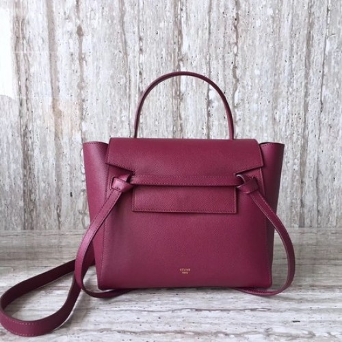 Celine Belt mini borsa in pelle originale C98310 rosa