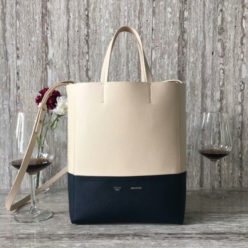 Celine Cabas Phantom Borse Pelle di vitello C2204 Camel&Black