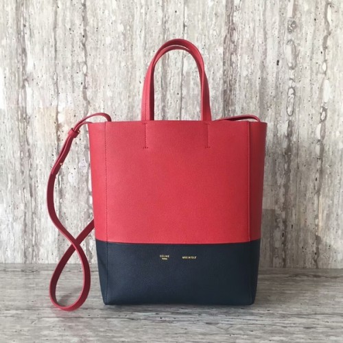 Celine Cabas Phantom Borse Pelle di vitello C2204 Rosso&Blu