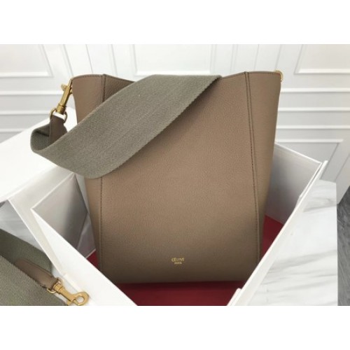 Celine Cabas Phantom Borse Pelle di vitello originale 3370 Khaki