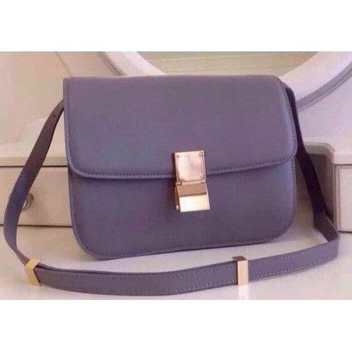 Celine Classic Box Flap Borsa in pelle di vitello C2263 Viola