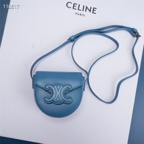 Celine FOLCO CUIR TRIOMPHE IN VITELLO LISCIO 10J303 BLU