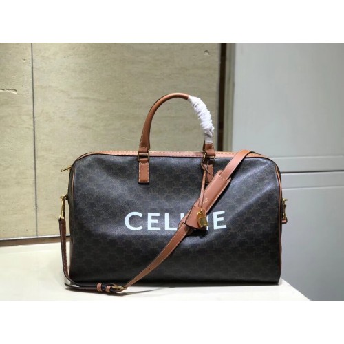 Celine BORSA VOYAGE GRANDE IN TELA TRIOMPHE 191472 tan