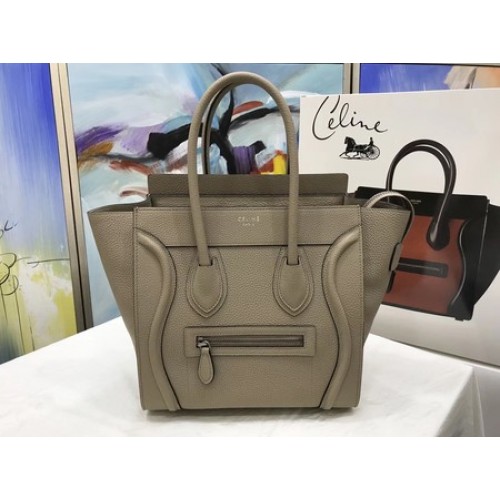 Celine Bagagli Micro Tote Bag Pelle originale CLY33081M Cachi