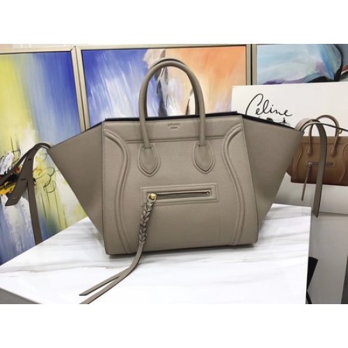 Celine Bagagli Phantom Tote Bag Pelle di vitello CT3372 Albicocca