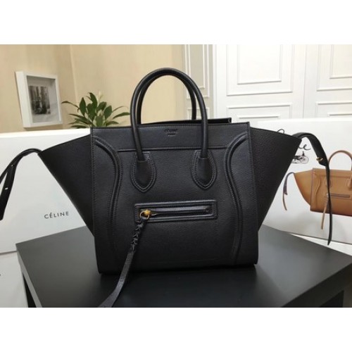 Celine Bagagli Phantom Tote Bag in pelle di vitello CT3372 nera