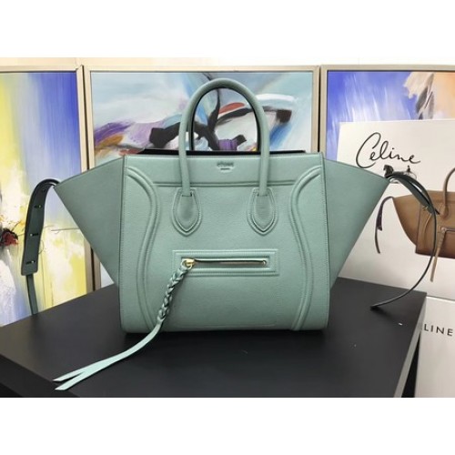 Celine Bagagli Phantom Tote Bag in pelle di vitello CT3372 verde