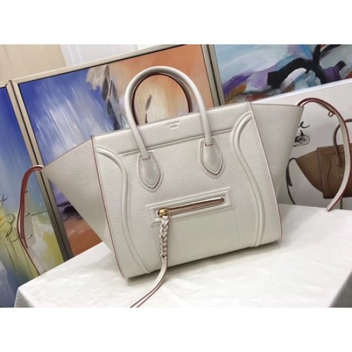 Celine Bagagli Phantom Tote Bag Pelle di vitello CT3372 OffWhite