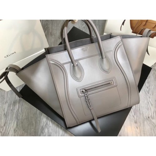Celine Bagagli Phantom Tote Bag Pelle liscia CT3372 Grigio