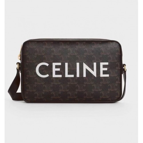 Celine BORSA MINI FOLCO IN TELA TRIOMPHE CL9450 nera