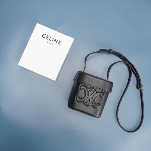 Celine BORSA CLASSICA MINI TEEN IN BOX VITELLO 199263 NERO
