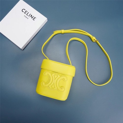 Celine BORSA CLASSICA MINI TEEN IN BOX VITELLO 199263 giallo